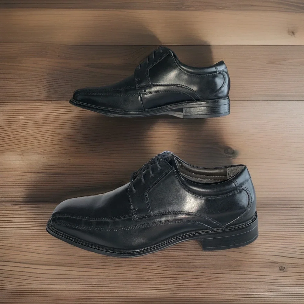 Dockers Men's Endow Oxfords‎ Dress Shoes Lace Up Black 9.5 Wide